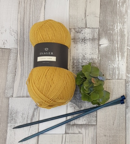 Isager Luxury Sock Yarn 100g - Yellow